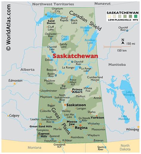 Saskatchewan Maps & Facts .